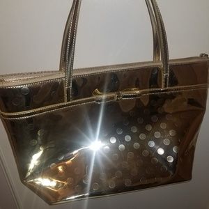 Gold Tote Purse